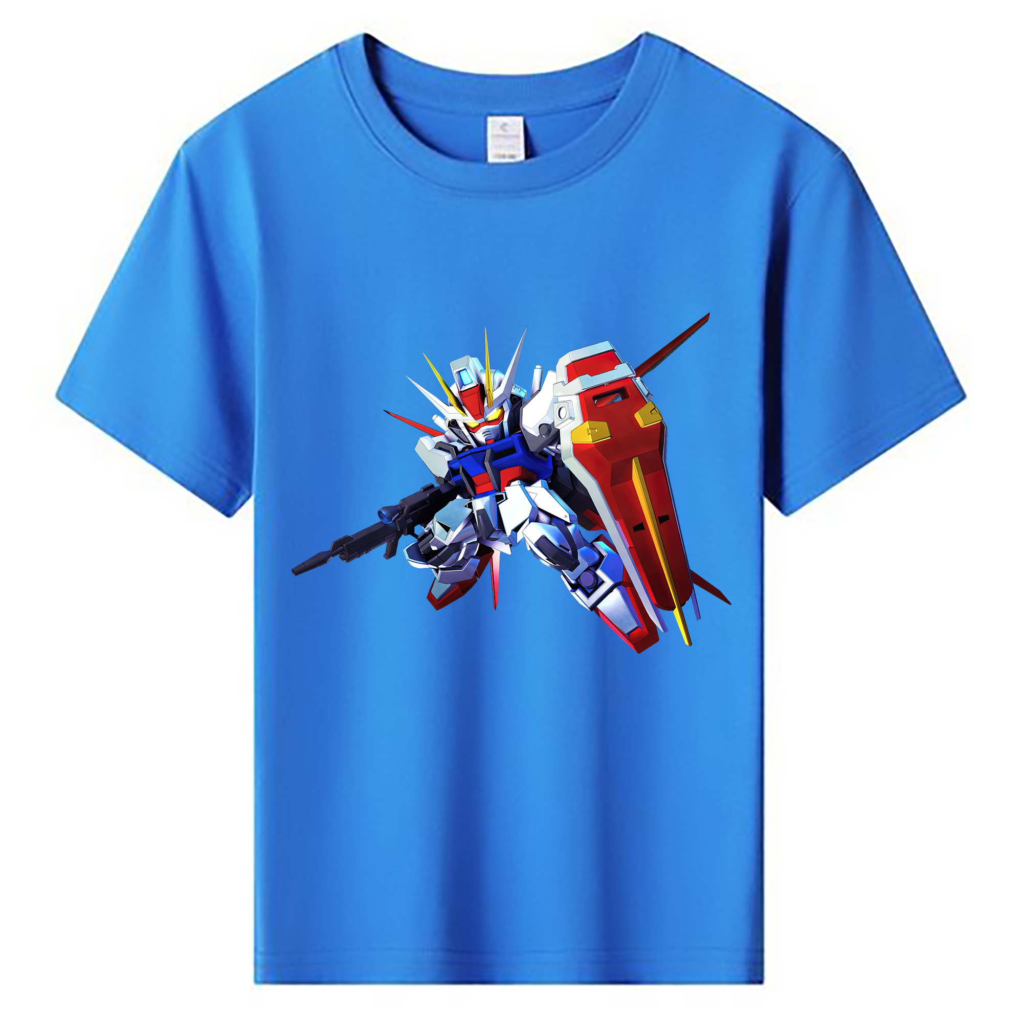 （画像用） 機動戦士ガンダム Mobile Suit Gundam 綿100％キッズTシャツ（フロントプリント）